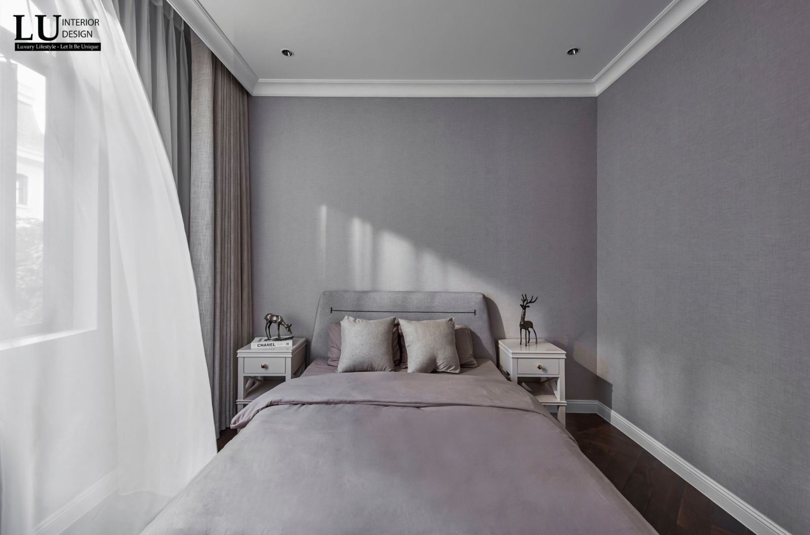 Phòng ngủ bé gái của Victoria Village được thiết kế theo phong cách hiện đại