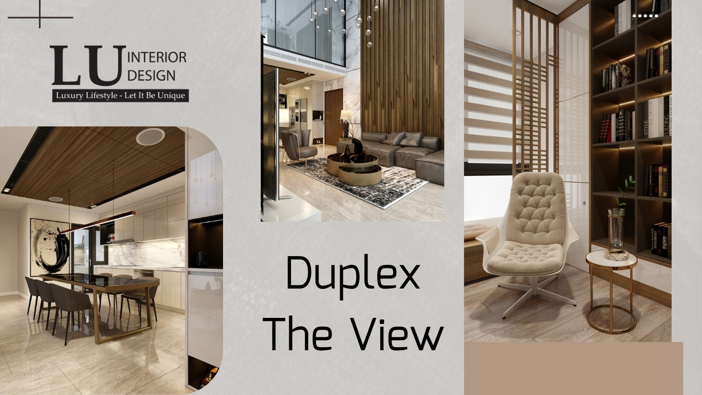 Mẫu thiết kế nội thất hiện đại cho duplex