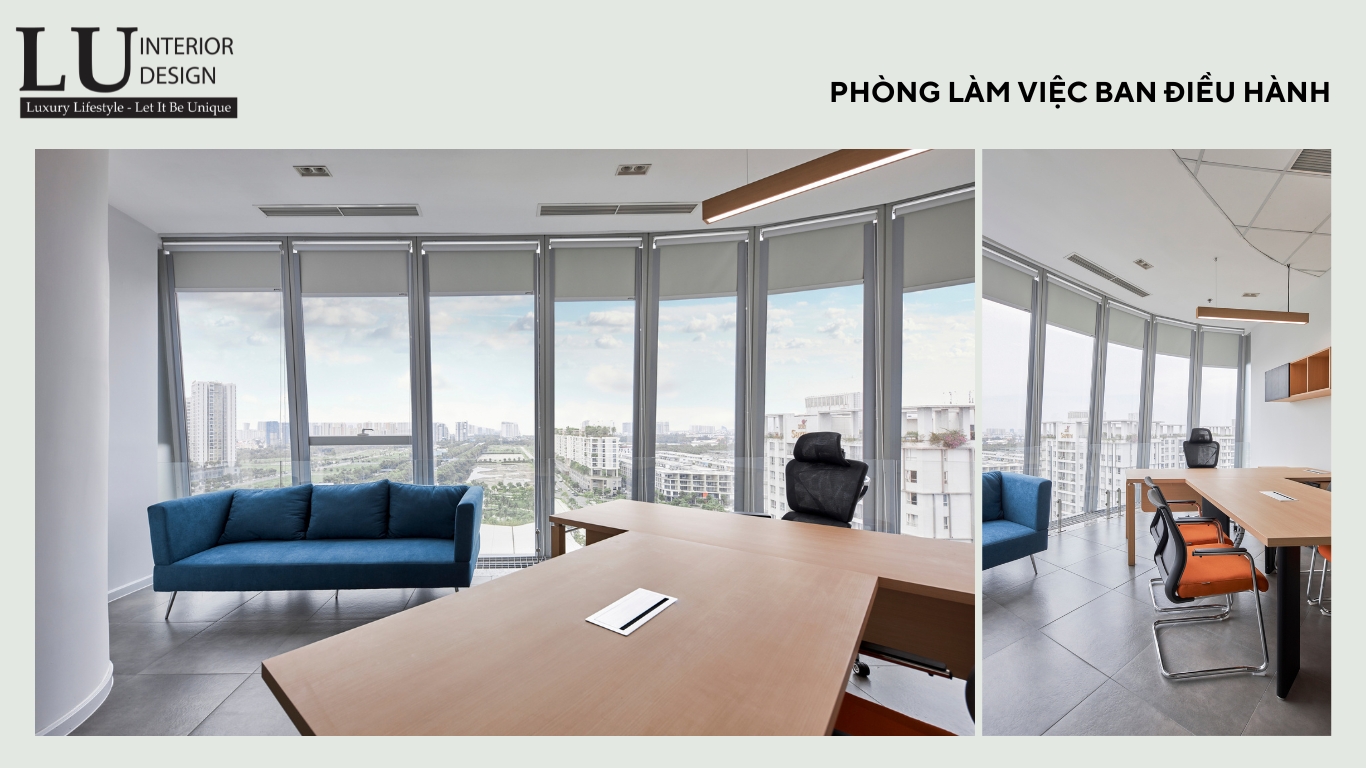 Văn Phòng Thiên Long - Khu vực phòng làm việc ban điều hành