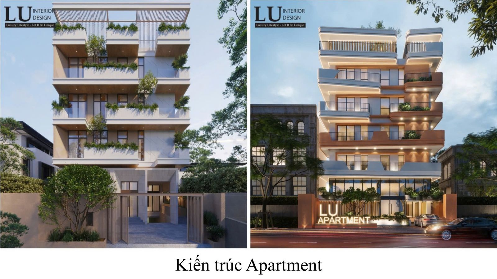 Hình ảnh thiết kế kiến trúc căn hộ dịch vụ