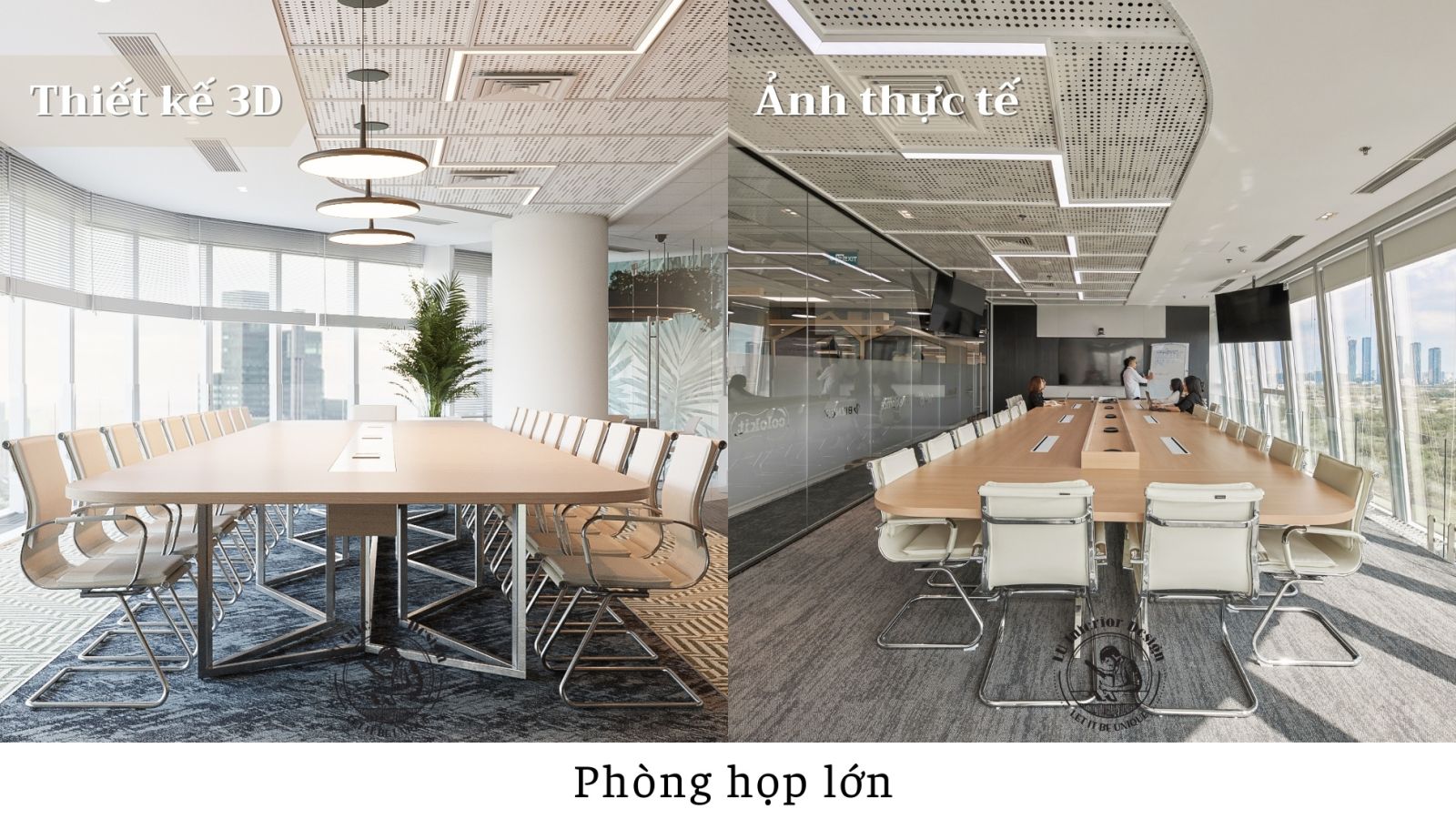Thiết kế và thi công nội thất văn phòng Thiên Long hiện đại
