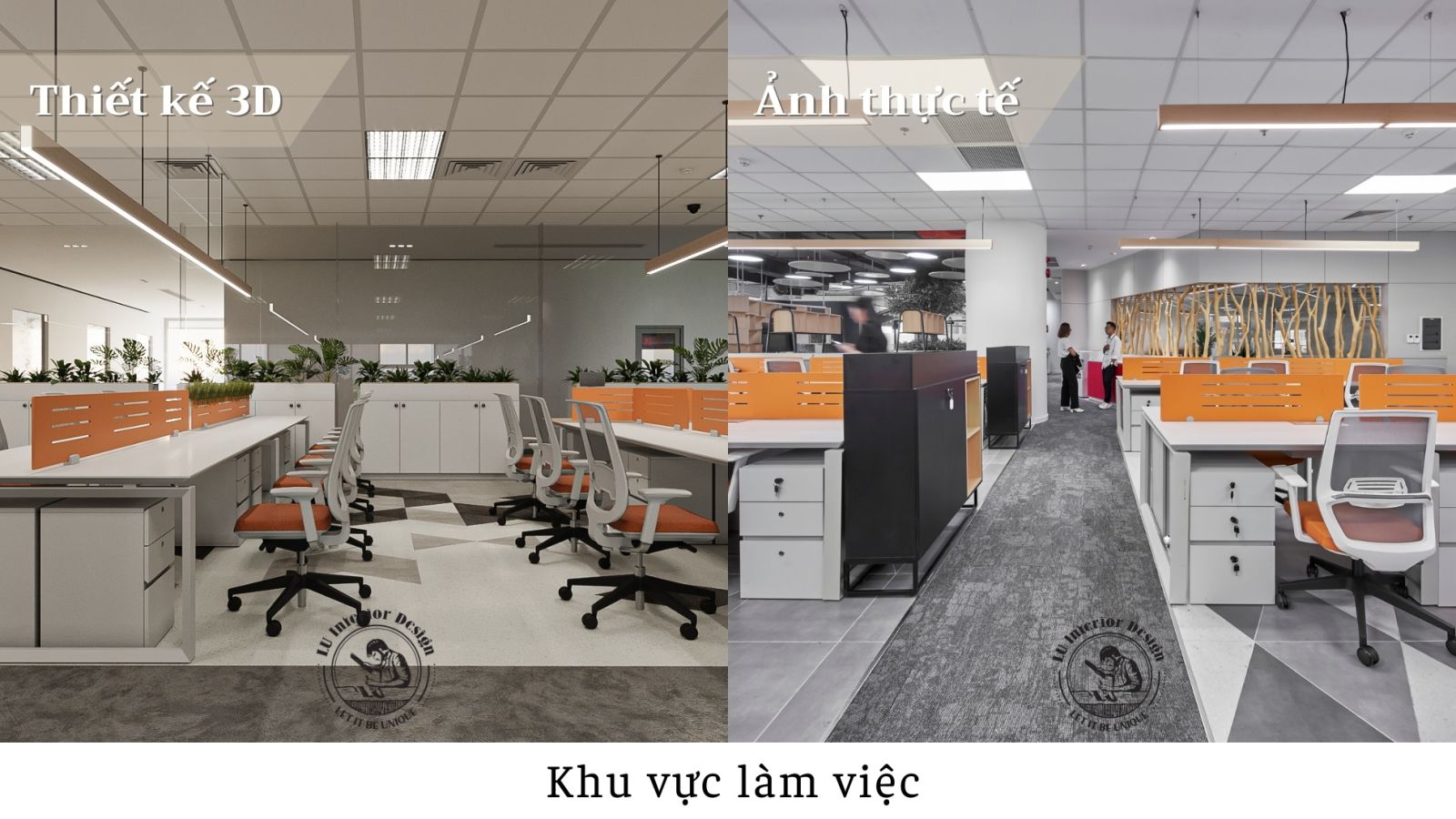 Thiết kế và thi công nội thất văn phòng Thiên Long tiện nghi