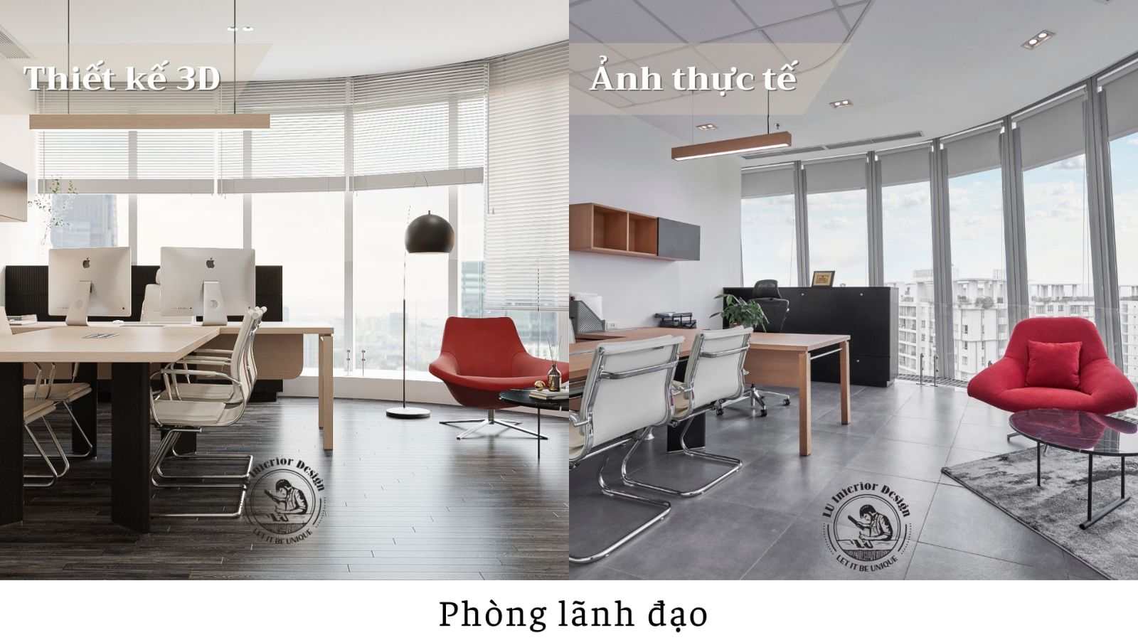 Thiết kế và thi công nội thất văn phòng Thiên Long - Phòng lãnh đạo