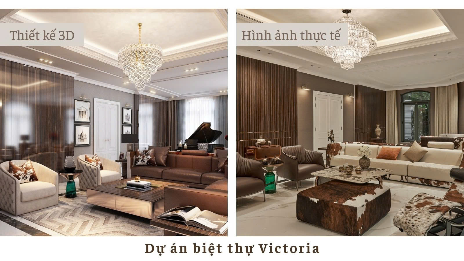 Hình ảnh Thiết kế và Thực tế