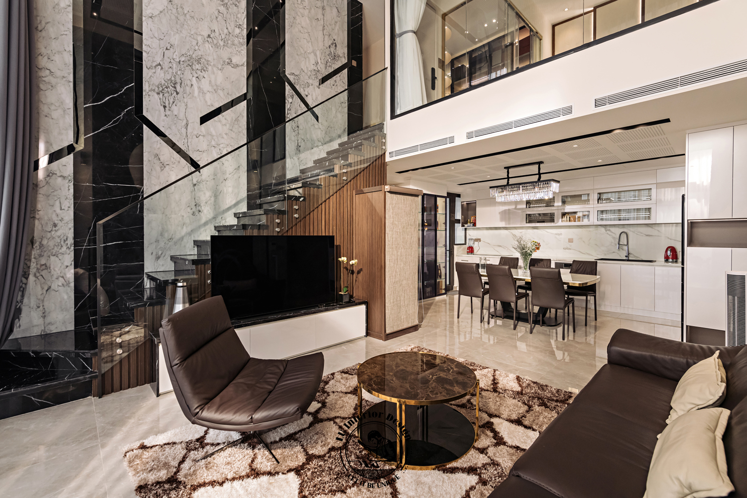 Dự án thiết kế thi công nội thất Duplex The View Riviera Point