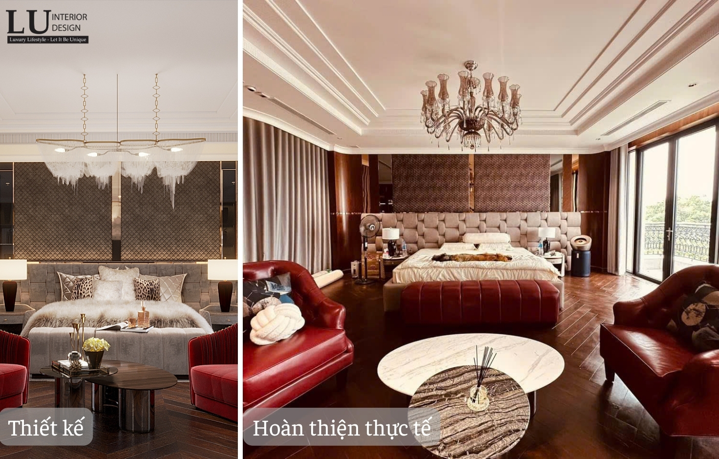 Hình: Kim's Villa: Từ bản vẽ thiết kế đến hoàn thiện thi công nội thất thực tế