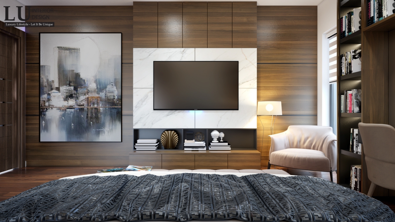 Thiết kế không gian phòng ngủ tối ưu hóa tạo ra một không gian rộng rãi, thoáng đãng