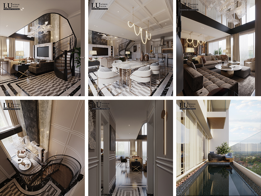 Hình ảnh các dự án thi công xây dựng của LU Design