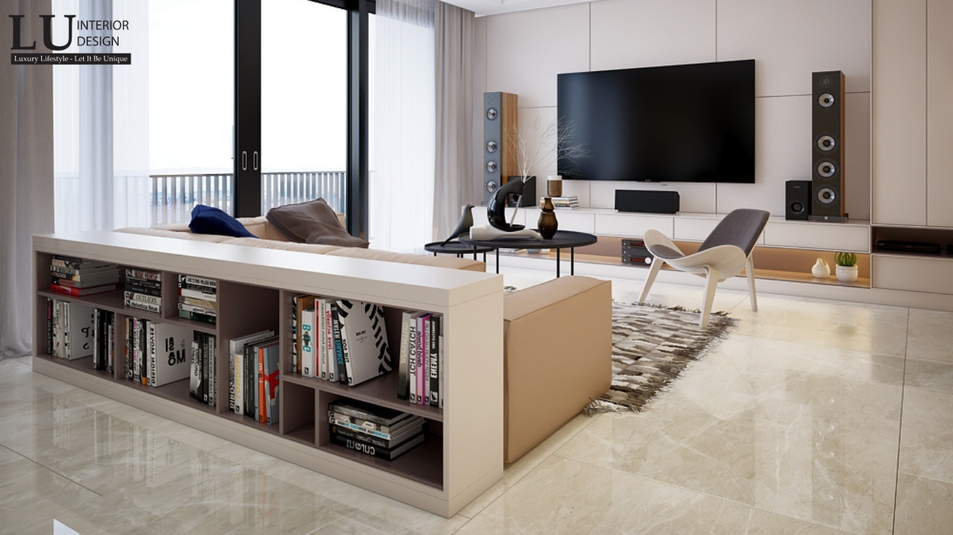 Thiết kế cửa sổ lớn với rèm mỏng nhẹ giúp ánh sáng dễ dàng tràn vào, mang đến một không gian sáng sủa và dễ chịu