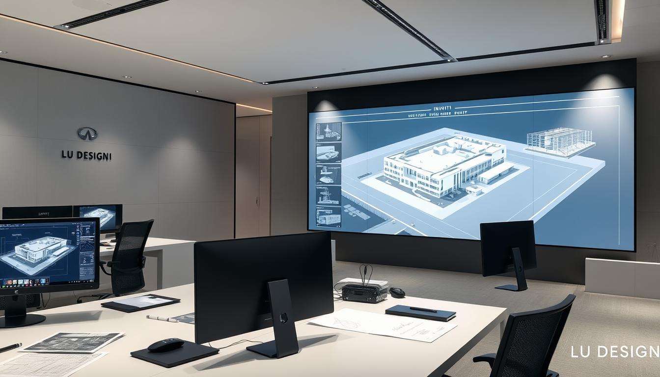 Thiết kế 3D ở văn phòng LuDesign